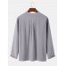 Mens Solid Color Bandage V Neck Cotton Long Sleeve T Shirts Mens Solid Color Bandage V Neck Cotton Long Sleeve T Shirts