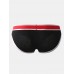 Mens Contrast Colors Underwear U Convex Pouch Breathable Briefs Mens Contrast Colors Underwear U Convex Pouch Breathable Briefs