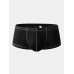 Mens Solid Color Underwear U Convex Ppouch Breathable Boxers Mens Solid Color Underwear U Convex Ppouch Breathable Boxers