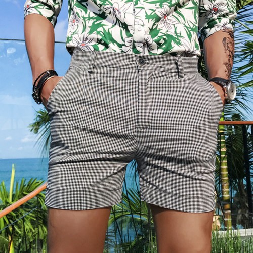 Casual shorts, 3/4 ultra short suit pants HF2415-04-02 Casual shorts, 3/4 ultra short suit pants HF2415-04-02