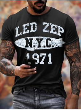 Punk Rock Vintage Street T-shirt HF2815-03-03