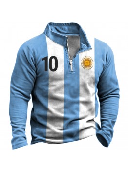 Men's lapel long sleeve t-shirt POLO fir HF0809-04-02