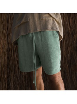 Casual cropped pants, breathable and loose fitting straight leg shorts HF2904-01-01