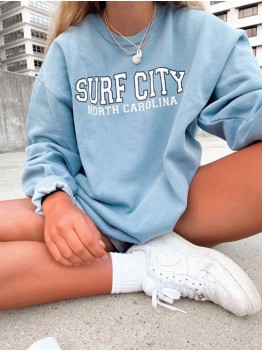 Women's sweatshirt autumn Harajuku casual HF0112-02-02