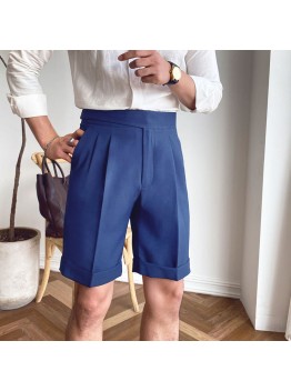 men's linen suit shorts HF0906-01-01