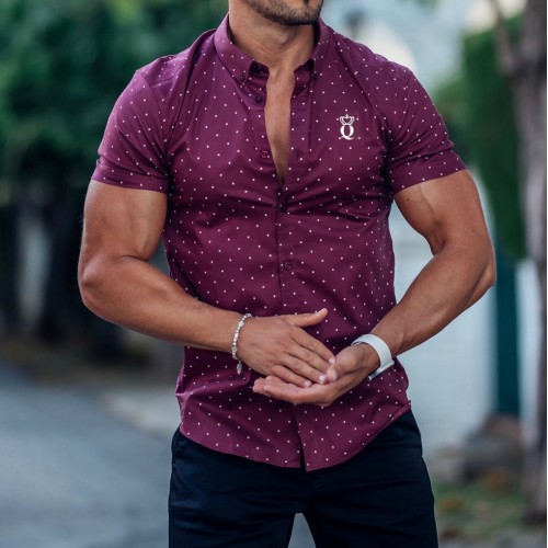 casual lapel long sleeve shirt HF2218-02-03 casual lapel long sleeve shirt HF2218-02-03