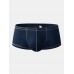 Mens Solid Color Underwear U Convex Ppouch Breathable Boxers Mens Solid Color Underwear U Convex Ppouch Breathable Boxers