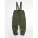 Men Multi Pockets Solid Color Belted Utility Zip String Casual Cargo Pants Overalls