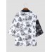 Mens Two Tone Tiger Print Hit Trim Front Open Kimonos Mens Two Tone Tiger Print Hit Trim Front Open Kimonos