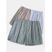 Mens 100 Cotton Colorful Striped Print Loose Fit Elastic Waist Breathable Home Boxers Mens 100 Cotton Colorful Striped Print Loose Fit Elastic Waist Breathable Home Boxers