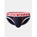 Mens Contrast Colors Underwear U Convex Pouch Breathable Briefs Mens Contrast Colors Underwear U Convex Pouch Breathable Briefs