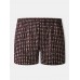 Mens 100 Cotton Allover Printing Breathable Loose Home Arrow Shorts Boxers Mens 100 Cotton Allover Printing Breathable Loose Home Arrow Shorts Boxers
