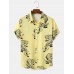 Mens Tiger Graphic Lapel Collar Short Sleeve Soft Comfy Shirts Mens Tiger Graphic Lapel Collar Short Sleeve Soft Comfy Shirts