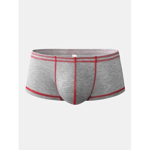 Mens Solid Color Underwear U Convex Ppouch Breathable Boxers Mens Solid Color Underwear U Convex Ppouch Breathable Boxers
