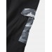 Men Patchwork Camo Pocket Utility Elastic Cuff Ankle Length Cargo Overalls Men Patchwork Camo Pocket Utility Elastic Cuff Ankle Length Cargo Overalls