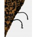 Men Leopard Fleece Patch Pocket Stand Collar Drawstring Hem Jackets Men Leopard Fleece Patch Pocket Stand Collar Drawstring Hem Jackets