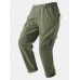Men Solid Color Utility Pocket Street Elastic Waist Casual Cargo Pants Men Solid Color Utility Pocket Street Elastic Waist Casual Cargo Pants