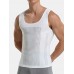 Mens Abdomen Control Breathable Quick Drying Thin High Elasticity Skinny Tank Top Shapewear Mens Abdomen Control Breathable Quick Drying Thin High Elasticity Skinny Tank Top Shapewear