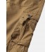 Men Solid Utility Pocket Zipper Ankle Length Casual Cargo Pants Men Solid Utility Pocket Zipper Ankle Length Casual Cargo Pants