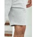 Men Plain Color Zip Button Mid Length Casual Pants with Side Pocket Men Plain Color Zip Button Mid Length Casual Pants with Side Pocket