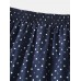 Mens 100 Cotton Polka Dot Print Thin Breathable Button Fly Home Elastic Waist Boxers Mens 100 Cotton Polka Dot Print Thin Breathable Button Fly Home Elastic Waist Boxers